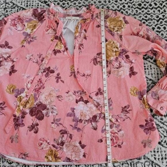 Loveshackfancy Corduroy Willow Top in Charleston Pink Size Small - Picture 7 of 7